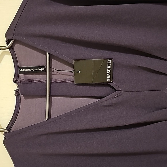 Jumpsuit purple - Picture 2 of 5